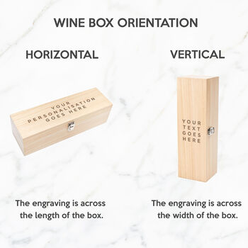'Age Gets Better With' Wine Box Alcohol Quote Gift, 8 of 8