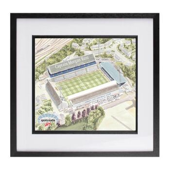 Cardiff City Ninian Park Stadium Art Print, 3 of 3