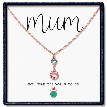 Personalised Create Your Own Mother And Children Birthstones Necklace, 8 of 8