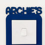 Customisable Name Light Switch Surround For Bedrooms Nursery, thumbnail 3 of 4