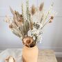 Mini Natural Dried Flower Arrangement With Bunny Tails, thumbnail 4 of 4
