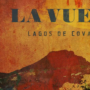 Vuelta A Espana Cycling Poster Print Lagos De Covadonga, 2 of 4