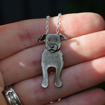 Staffordshire Bull Terrier Necklace, 2 of 7