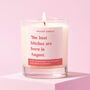 Funny Birthday Gift Soy Candle August Birthday Bitch, thumbnail 1 of 3