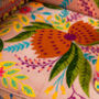 Soft Pink Embroidered Bloomberg Velvet Armchair, thumbnail 2 of 7