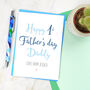 Personalised Daddy First Father's Day Card, thumbnail 1 of 2