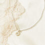 Fine Solid White Gold Sapphire Circle Bracelet, thumbnail 3 of 9