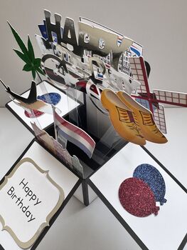 Amsterdam Themed 3D Birthday Card, 2 of 7