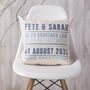 Personalised Couples New Home Cushion, thumbnail 1 of 2
