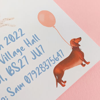 Personalised Dog Party Invitations, 8 of 10