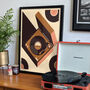Personalised Special Song Record Player Print, Unframed, thumbnail 2 of 8