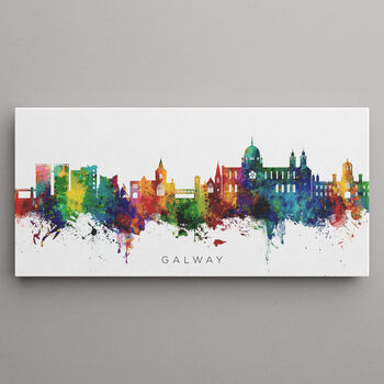 Galway Ireland Skyline Cityscape Art Print, 2 of 12