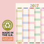 2027 Year Wall Planner | Pastel | Portrait, thumbnail 4 of 6