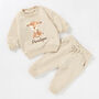 Personalised Christmas Tracksuit For Babies And Children Baby Reindeer, thumbnail 1 of 5