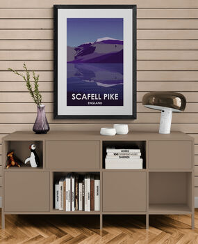 Three Peaks Challenge Art Prints Ben Nevis Snowdon Scafell Pike, 6 of 11