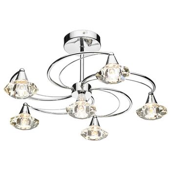 Six Light Chandelier, 2 of 9