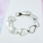 Chunky Sterling Silver Teardrop Bracelet, thumbnail 1 of 9