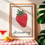 Big Strawberry Print, thumbnail 2 of 7