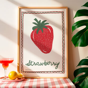 Big Strawberry Print, 2 of 7