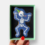 Party Skeleton Letterbox Cookie, thumbnail 1 of 9