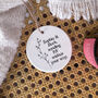 Personalised Ivf Journey Ceramic Ornament, thumbnail 1 of 2