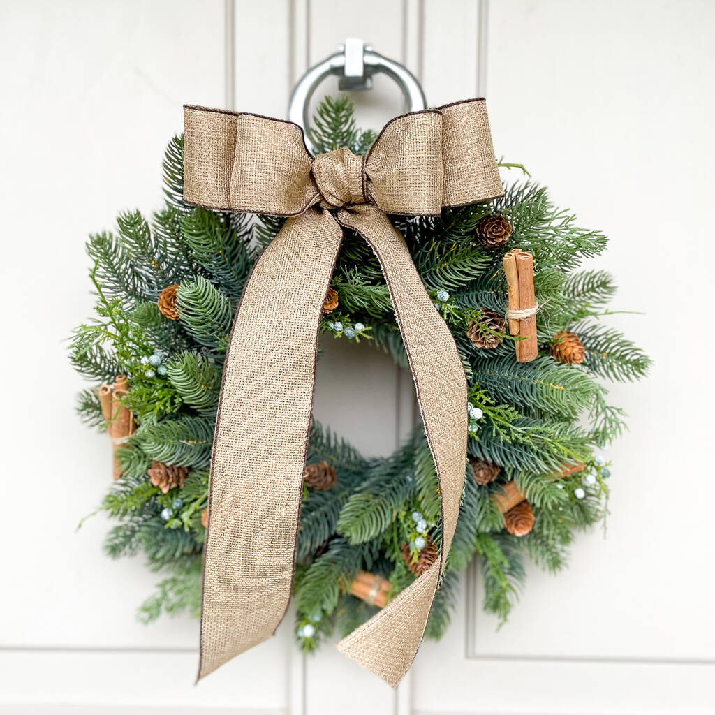 Luxury Country Winter Christmas Wreath, 1 of 7