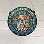 Bulldog Memorial Suncatcher, thumbnail 1 of 7