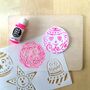 Paint A Bauble Christmas T Shirt Starter Kit, thumbnail 6 of 6