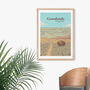 Grasslands National Park Canada Travel Poster Art Print, thumbnail 4 of 8