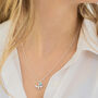 Sterling Silver Bee Necklace With Birthstone Charm, thumbnail 9 of 12