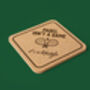 Square Cork Coaster 'Padel Isn't A Game, It's A Lifestyle' | Homeware | Tableware | Padel | Racket Sport, thumbnail 1 of 2