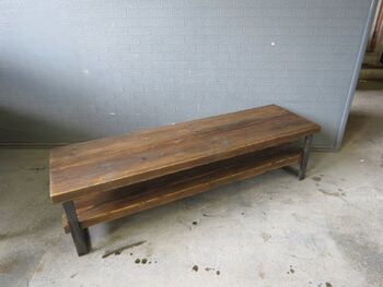 Industrial Reclaimed Coffee Table Tv Unit 024, 2 of 4