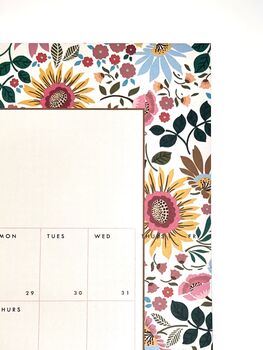 2024 Wall Planner, Landscape, Bright Flowers Seconds, 2 of 7