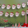 Vintage Christmas Bunting With 15 Santa Flag Design, thumbnail 1 of 6