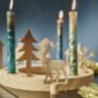 Wooden Table Ring Advent Wreath, thumbnail 3 of 4