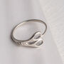 Sterling Silver Scissor Ring, thumbnail 2 of 4