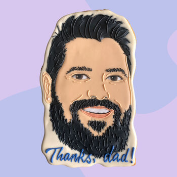 Personalised Bespoke Portrait Iced Biscuit, 4 of 7