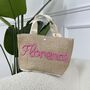 Personalised Mini Straw Hand Bag, thumbnail 3 of 5