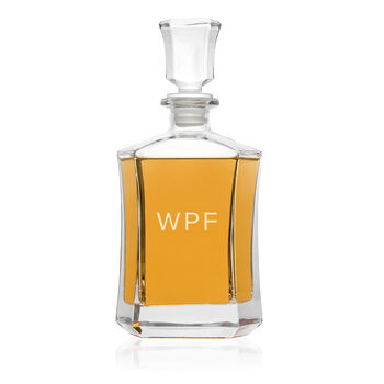 Personalised Luxury Initials Glass Decanter, 4 of 4