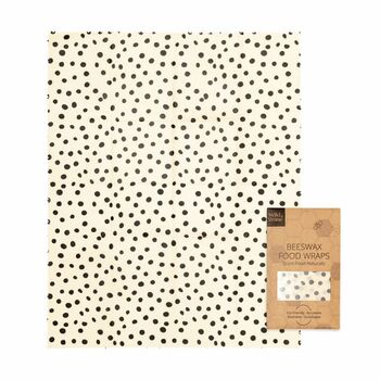 Beeswax Food Wraps Dalmatian Xl Bread Wrap One Pack, 3 of 3