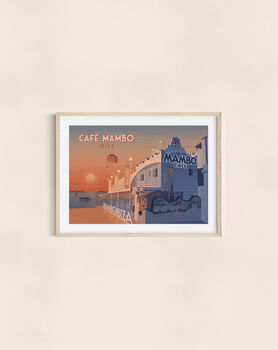 Cafe Mambo Nightclub Ibiza Travel Poster Art Print, 2 of 8