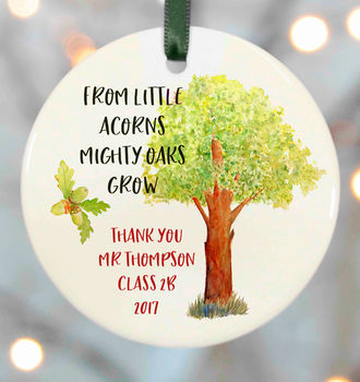 Christmas Teacher Gift And Card Little Acorns Big Oaks, 5 of 8
