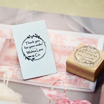 Personalised 'Thank You' Business Rubber Stamp, 4 of 5