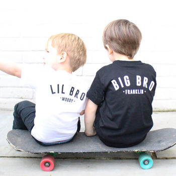 Big Bro, Lil Bro Matching T Shirts, 2 of 5