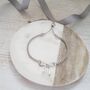 Bow Wedding Bracelet Thank You Bridesmaid, thumbnail 2 of 4