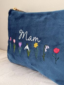 Mother's Day Embroidered Make Up Bag, 6 of 6