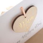 Mothers Day Personalised Wooden Heart Card, thumbnail 4 of 9