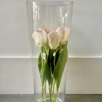 Artificial Light Pink Tulip Stem, 5 of 5