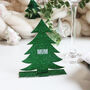 Personalised Christmas Tree Personalised Place Setting, thumbnail 3 of 9