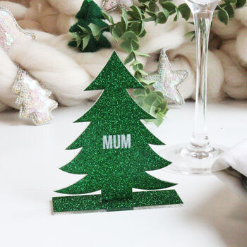 Personalised Christmas Tree Personalised Place Setting, 3 of 9